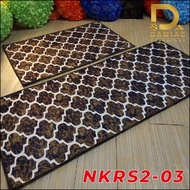 Alas Kaki PIntu Dapur Sink Kitchen Runner Anti Slip Rug 3D (SET 2in1) 50x120cm dan 80x 50cm