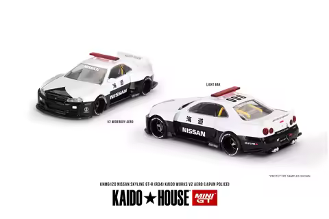 Kaido House+MINIGT TSM 1:64 120 Skyline GTR R34 Kaido Works V2 Aero Diecast Model Car