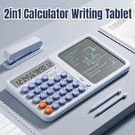 2in1 Calculator Writing Tablet Large LCD Display Real-person Voice Colorful Calculator Kids Student