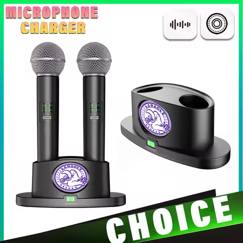 Wireless Handheld Microphone Charger Plug and Play Universal Microphone TYPE-C Desktop Charging Stan