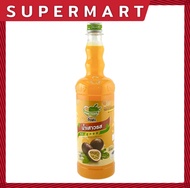 SUPERMART Ding Fong Passion Fruit Concentrated Formula 2 760 ml. น้ำเสาวรสเข้มข้นสูตร 2 ตรา ติ่งฟง 760 มล. #1108432