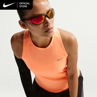 Nike Dri-FIT Women's Swift Running Tank Top - Orange Pulse [HQ0621-852]
