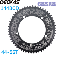GHSRH Deckas 144BCD Chainring Fixed Gear fixie Track Bike 44 46 48 50 52 54 56 56T Chainwheel 144 bcd Tooth 1/2*1/8 GESAR