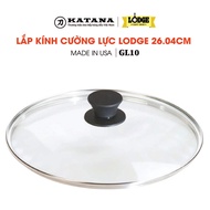 Nắp kính nồi chảo gang Lodge 26.04cm - Vung kính nồi chảo cao cấp