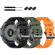 22mm Quickfit Silicone Bands for Garmin tactix 8/Fenix 8 pro AMOLED-47mm/7 Pro/7/6/6 Pro/5/5 Plus,Wa