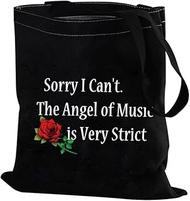 Opera Phanto Drama Inspired Tote Bag The Angel of Music Broadway Musical Shopping Bag Phantom Musica