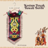 BOYS' DAYAK COSTUMES MEN'S BOTTOM COSTUMES DAYAK EMBROIDERED TRADITIONAL CLOTHING SUKU KALIMANTAN DA
