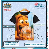 3D Children's T-shirts Anomali Tung Tung Selur Art 9 Children's Game T-shirts Anomali Children's T-s