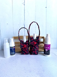 櫻桃隨身酒精噴瓶防水收納袋 適用30ml 60ml 100ml噴瓶