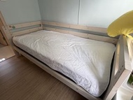實木單人床架連床褥