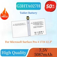 Brand-New 7.5V 5087mAh Tablet Battery G3HTA027H For Microsoft Surface Pro 4 1724 12.3" Replacement B