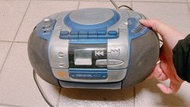山水 Sansui 復古收音機 手提CD錄音機卡帶播放FM/AM 手提式收音機 PRC-D206