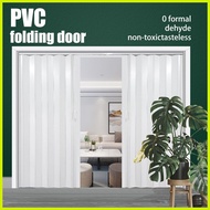 ⊙ ◨ ❀ PVC Folding Door Accordion Sliding Door Bedroom Study Silent Door Bathroom Kitchen Sliding Do