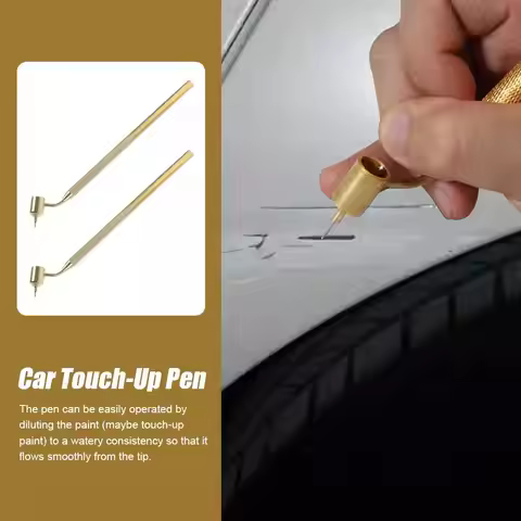 Car Touch-up Paint Pen Detailing Fine Line Fluid Writer Paint Applicator Pen Slanting Precision Ruli