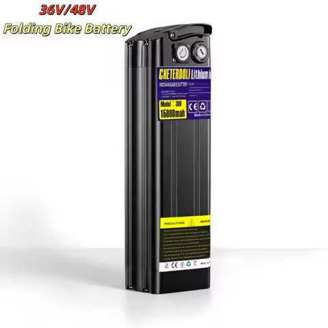 36V 48V Folding Bike Battery 10Ah 15Ah 20Ah 25Ah Built-in BMS with 2A Charger for COLORWAY BK6 Hitwa