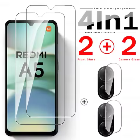 4 In 1 9H Screen Protector For Xiaomi Redmi A5 4G Glass Camera Protective Glass On Readmi Redmy Radm