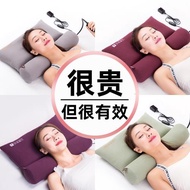 頸椎專用枕頭蕎麥決明子睡覺護頸枕語睡眠艾草充氣勁椎枕加熱
