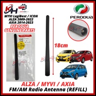 Original PERODUA MYVI Lagi Baet ICON/ ALZA/ AXIA Car Audio Antenna Refill Replacement Unit Audio Pla