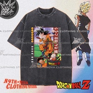 24h shipping N9THNOVA anime, Vegeta printed T-shirt, Dragon Ball,pure cotton washed T-shirt, unisex