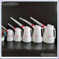 LUOYAO1 Oil Measuring Jug, with Pouring 1.2/2/3/4/5 Litre Spout Container Oiler, Universal Plastic P