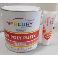 Mercury 803 2K Poly Putty -4kg (with putty hardener 1 tube)