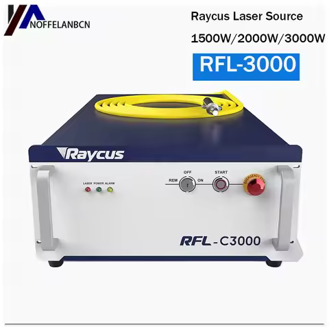 Raycus 1500W/2000W/3000W fiber laser RFL-1500/RFL-2000/RFL-3000 fiber cutting machine laser source