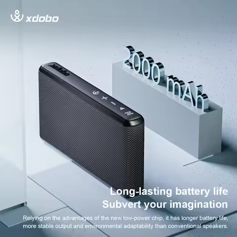 XDOBO X8 Air 10W ultra-thin wireless Bluetooth speaker supports outdoor sports TWS/AUX mini portable
