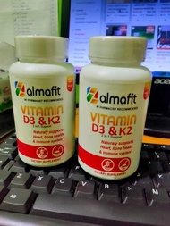 Serba Grosir Almafit Vitamin D3 K2 90 Mcg Jantung Tulang Obat Penambah
