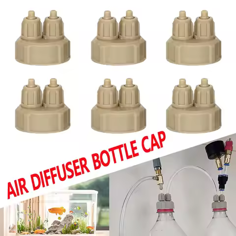 Aquarium CO2 System Generator Bottle Cap Fish Tank Live Plant DIY Air Diffuser Generator Tool Carbon