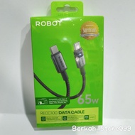 Cable Data Robot Type C To Type C 65W RECC100