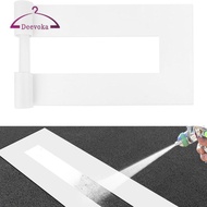 [Amleso2] Parking Space Marking Stencil with Fiberglass Coating, Straight Line Stencil for Concrete 