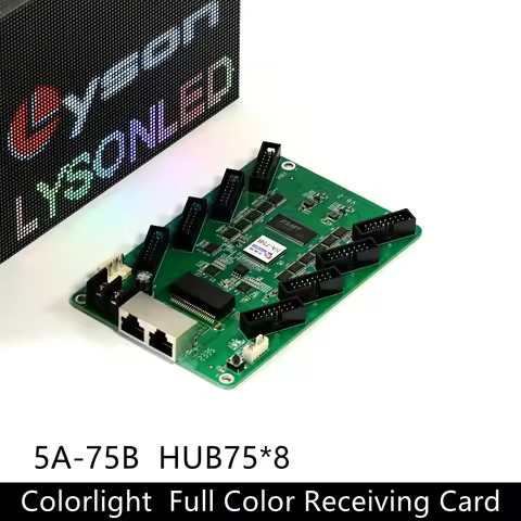 Colorlight 5A-75B Synchronous Receiving Card 8xHub75E Scan 1/32 Full Color LED Video Display Control
