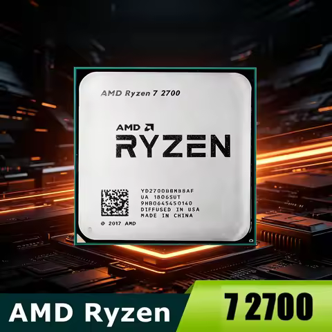 AMD Ryzen 7 2700X Socket AM4 R7 2700X 3.7 GHz Eight-Core Sixteen-Thread 16M 105W CPU Processor YD270