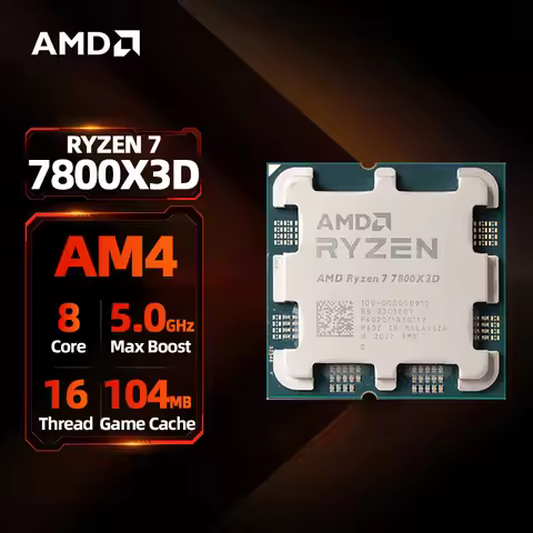 AMD RYZEN™ 7 7800X3D Brand New CPU Gaming Processor 8-Core 16-Thread 5NM 96M Socket AM5 Without Fan 