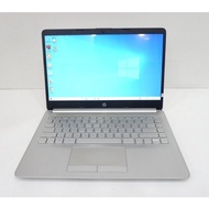 Laptop HP 14S-DK0073AU AMD A4-9125 RAM 4GB SSD 256GB laptop second harga pelajar