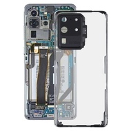 Glass Transparent Battery Back Cover For Samsung Galaxy S20 Ultra SM-G988 SM-G988U SM-G988U1 Glass T