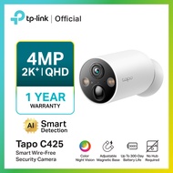 TP-Link Tapo C425 Smart Wire-Free Security Camera ใช้งานได้แบบไร้สาย 100% เคลื่อนย้ายง่ายๆด้วยฐานแม่