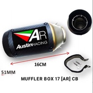 Austin racing muffler box 17 carbon
