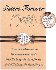 2-3Pcs Best Friend Bracelet Adjustable Friendship Bracelet for Besrt Friend Bff Bracelets for 2 Adju