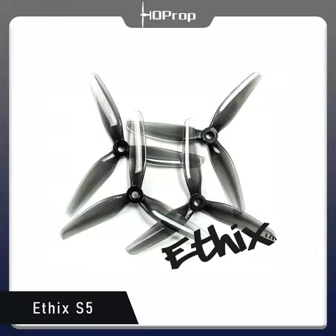 HQ Prop Ethix S5 5040 3-Blade Propeller for 5inch FPV Drone 2CW+2CCW 4pcs/bag for RC FPV Racing Free