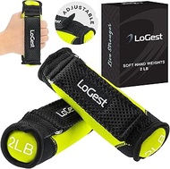 LoGest Soft Hand Weights Adjustable Straps - Comes in 1LB Weights or 2LB or 3LB 4LB - Comfortable & 