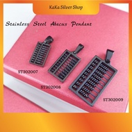 316 Stainless Steel Abacus Black Plated Pendant | Loket Sempoa Stainless Steel 316 |