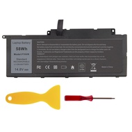 F7HVR 062VNH G4YJM T2T3J Laptop Battery for DELL Dell Inspiron 15 7537 / Insprion 17 7737 14.8V-58Wh