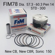 Piston Kit Sonic / Cb150R New Std (50) 578 mm / Seher Sonic motor