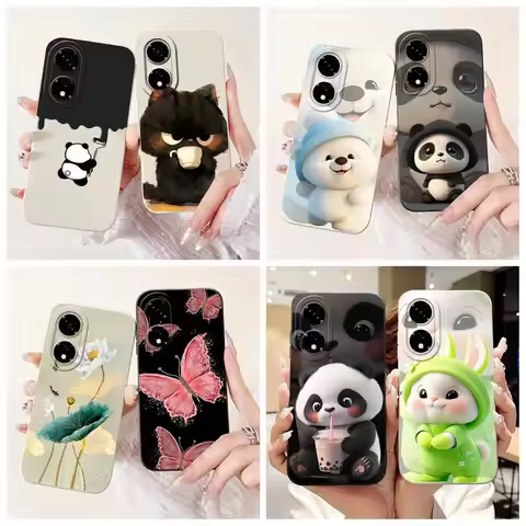 For Itel P55 5G Case P661N P665L Cute Fashion Cartoon Cover Soft TPU Matte Phone Case For Itel Power