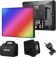 Amaran P60c RGBWW LED Panel Light with Honeycomb Grid - Powerful 60W Continuous Output Lighting Solu