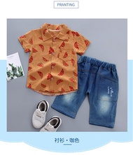 Bộ quần áo bé trai phong cách Hàn Quốc cho bé đi học đi chơi chất cotton đẹp mềm mịn B6