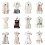 DRESS COQUETTE COQUETTE KAWAII Y2K GYARU MORIKEI FAIRY GOTHIC EMO PUNK GRUNGE AXES FEMME LIZ LISA