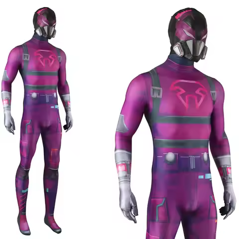 DY20Prowler Miles Morales Cosplay Costume Superhero 3D Printed Bodysuit Prowler Spider Boys Spandex