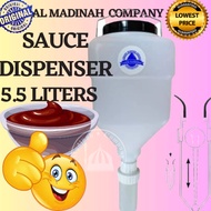 Ready Stock  5.5L Refillable Hanging Sauce Dispenser Sos Gantung 5.5Liter Mayo Sauce Squeezer